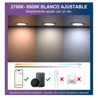 Dusktec Downlight LED Empotrable 4" RGB
