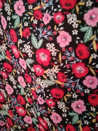 Blusa sin mangas floral talla grande