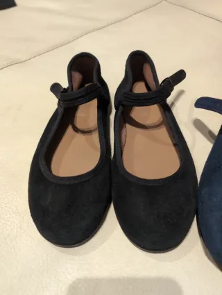 Bailarinas Talla 35 Negras y Azules