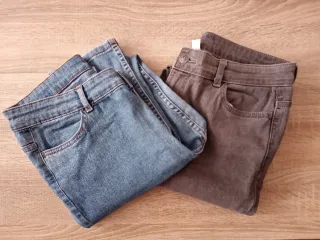 (L) Lote 2 Pantalones Vaqueros Largos