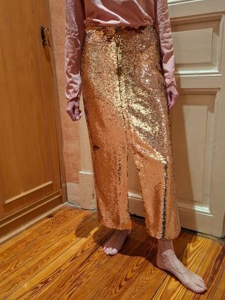 Falda larga lentejuelas Lexdeux