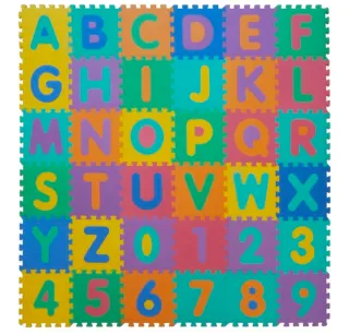 Alfombra Puzzle Letras y Números