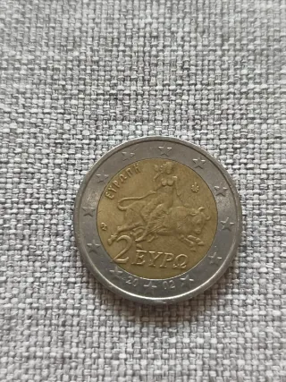 Moneda 2€ Grecia Europa 2002