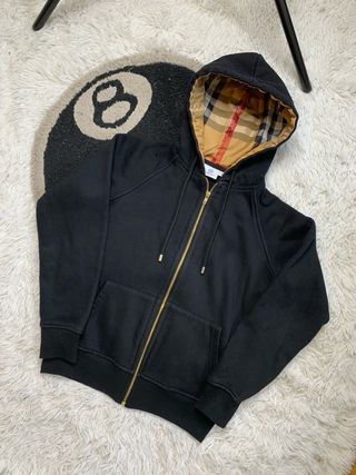 Sudadera Burberry con Capucha y Cremallera