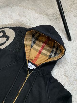 Sudadera Burberry con Capucha y Cremallera