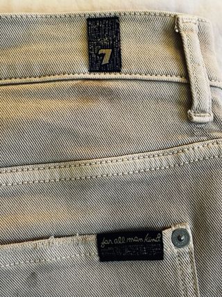 Pantalones 7 for all Mankind slim beige W34