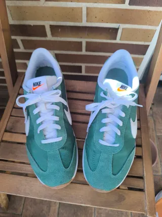 Zapatillas Nike Verdes y Blancas
