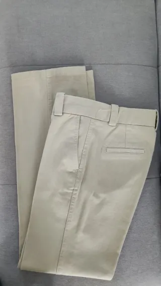 Pantalón Pull&Bear beige talla XS