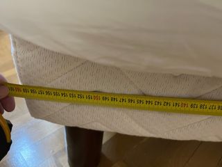 Cama tapizada 160cm Doble Somier de 90 y patas