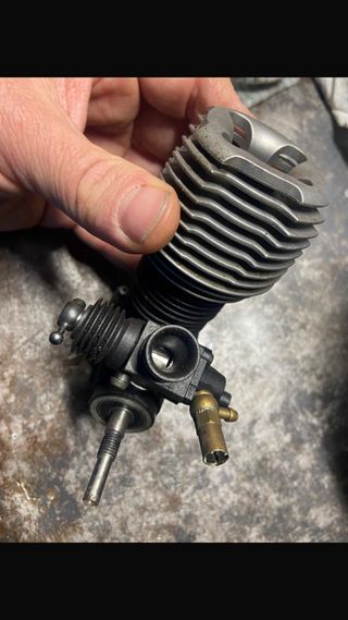 Motore RC 3.5cc Bloccato per Restauro