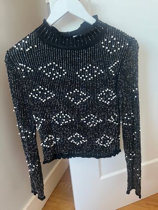 Top Zara fiesta pedrería