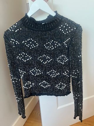 Top Zara fiesta pedrería