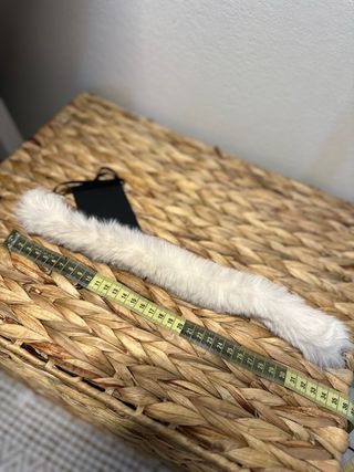 Choker Blumarine eco pelliccia beige