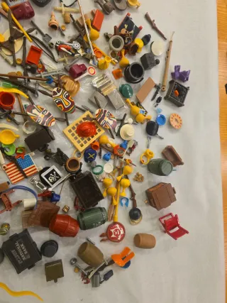 Lote de piezas de playmobil