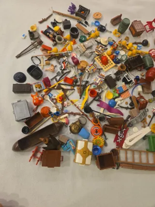 Lote de piezas de playmobil