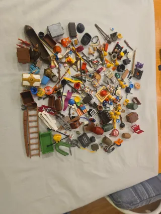 Lote de piezas de playmobil