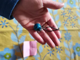 Ciondolo Pietra di Ajata Blu
