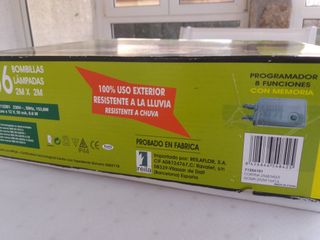 Cortina de luces 256 microbombillas exterior/inter