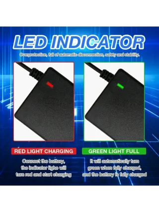Cargador Patinete Eléctrico Indicador Carga