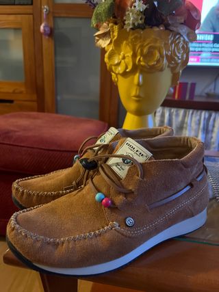 Botín Dolfie Piel Marrón Talla