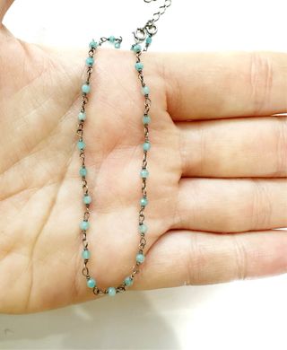 Collar de aguamarinas