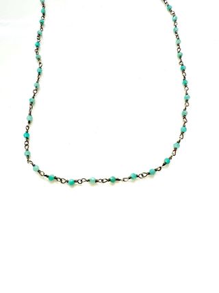 Collar de aguamarinas