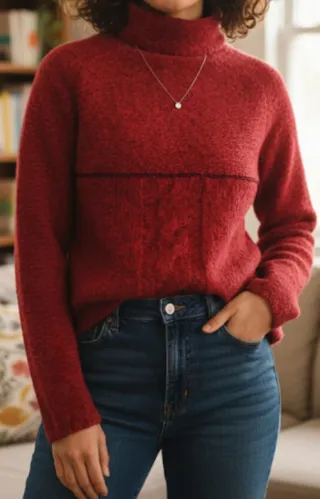 Jersey Montoto burdeos Talla M/L Mujer