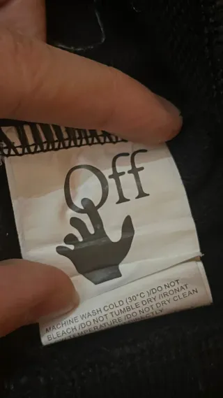 Felpa Off-White x Caravaggio Nera