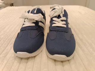 Sneakers sportive donna blu e bianco