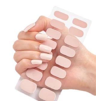 Pegatinas Uñas Gel Semicurado beige matte