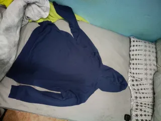 Sudadera Puma con capucha azul oscuro