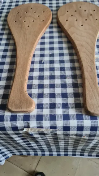 Palas de frontón de madera