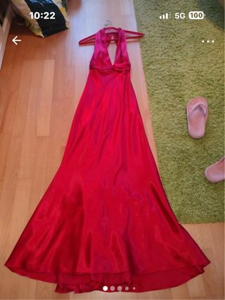 Vestido de fiesta rojo largo