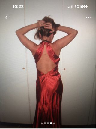 Vestido de fiesta rojo largo