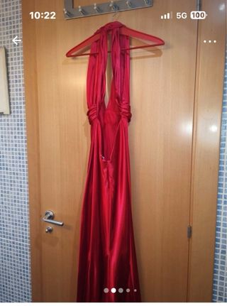 Vestido de fiesta rojo largo