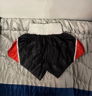 Pantalón corto boxeo Bruiser negro/rojo