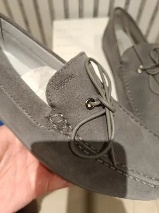 Mocasines Geox grises talla 40