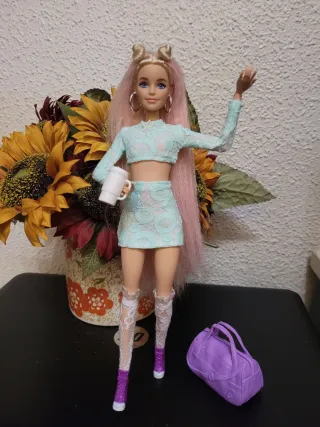 Barbie con accessori articolata