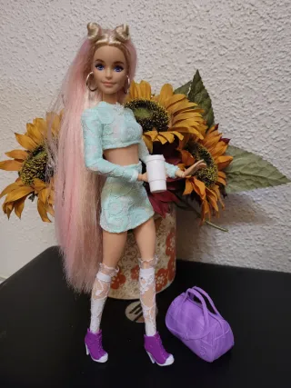 Barbie con accessori articolata