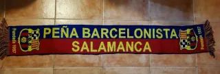 Bufanda FC Barcelona Peña Barcelonista Salamanca
