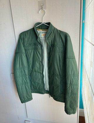 Cazadora Biker Guru Verde Militar Retro Vintage