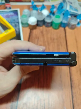 Nintendo 3DS XL Blu + SD 64GB + Caricatore