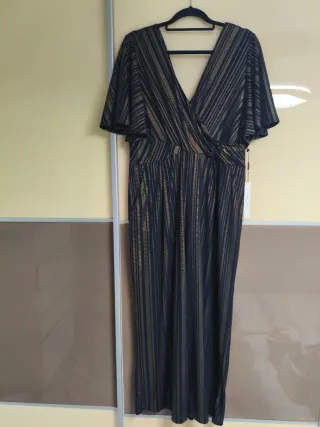 Mono fiesta Calvin Klein azul y dorado