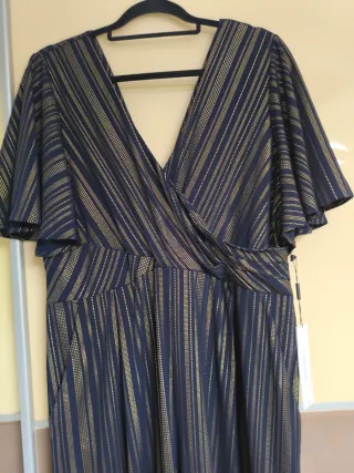 Mono fiesta Calvin Klein azul y dorado