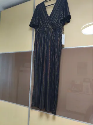 Mono fiesta Calvin Klein azul y dorado