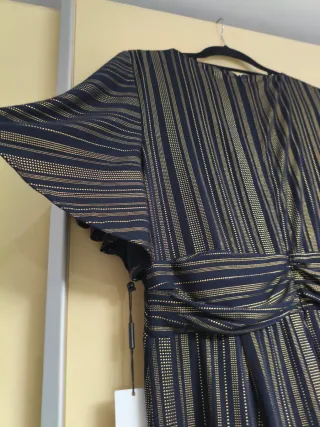 Mono fiesta Calvin Klein azul y dorado