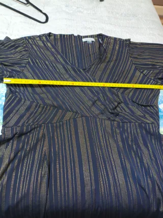 Mono fiesta Calvin Klein azul y dorado