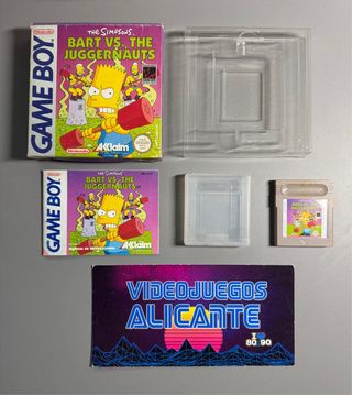 The Simpsons Bart vs. The Juggernauts Game Boy ESP