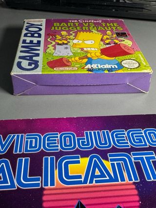 The Simpsons Bart vs. The Juggernauts Game Boy ESP