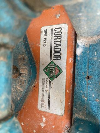 Antiguo cortador Rubí baldosas 15x15 Hnos Boada